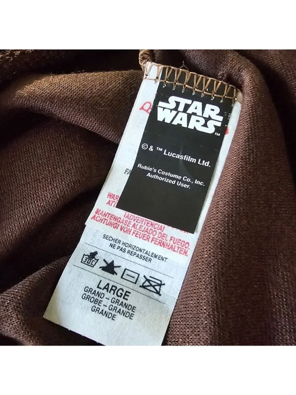 Anakin Skywalker Costume Boys 10-12 Star Wars Jedi Robe Belt Tsum Tsum R2D2
